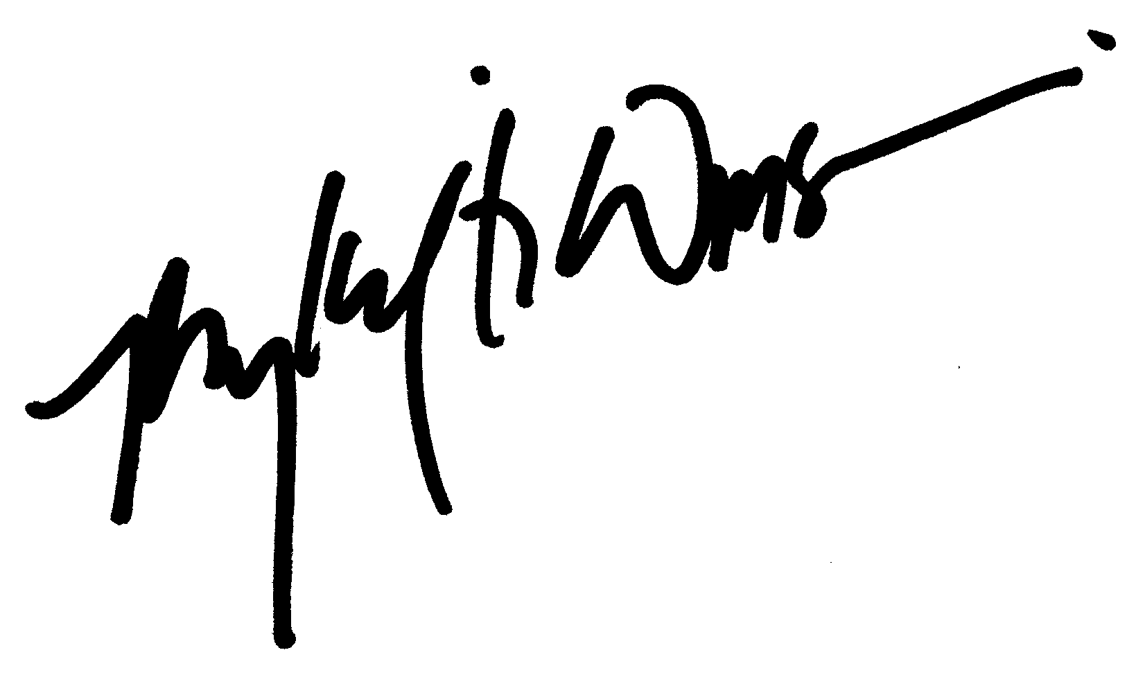 Mykelti Williamson autograph facsimile