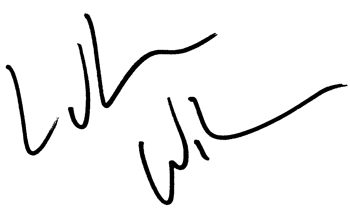 Luke Wilson autograph facsimile