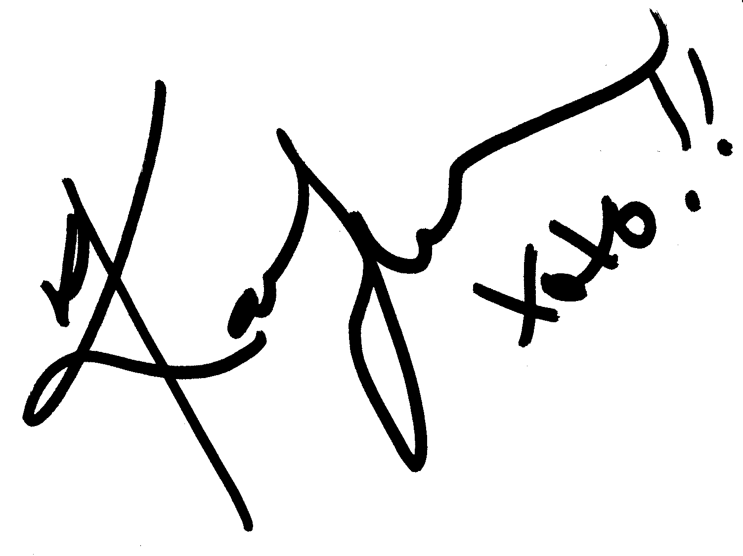 Kari Wuhrer autograph facsimile