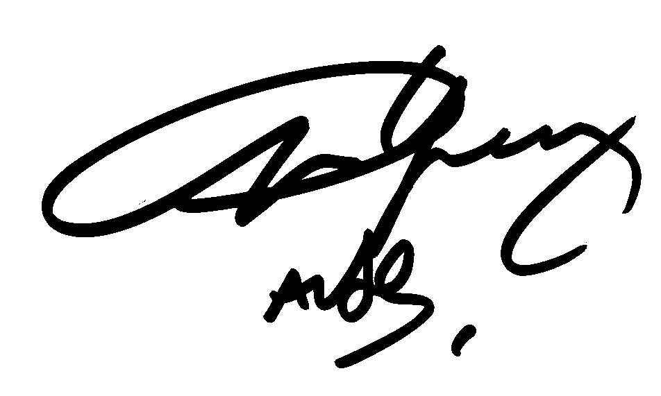Angus Young autograph facsimile