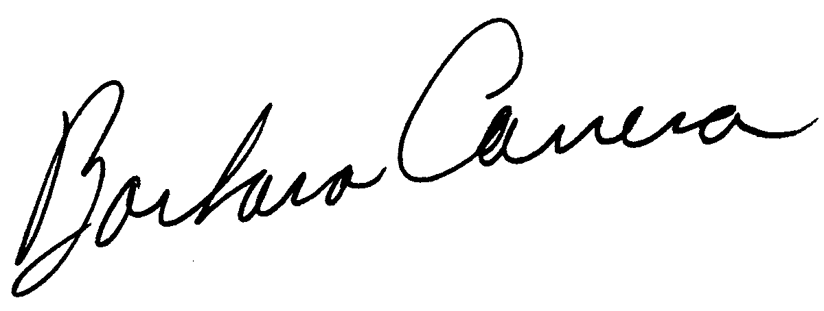 Barbara Carrera autograph facsimile