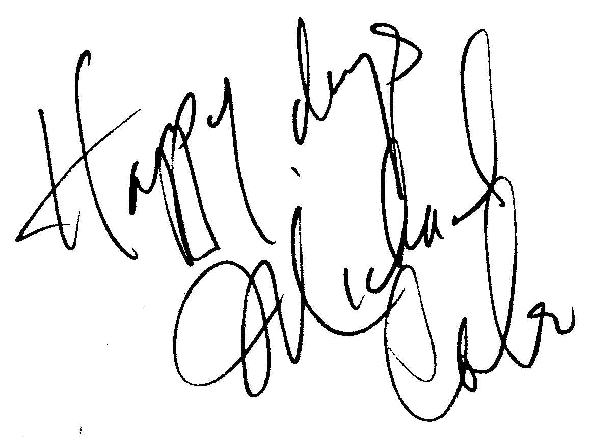Michael Cole autograph facsimile