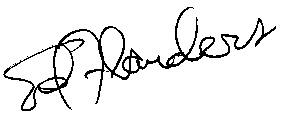 Ed Flanders autograph facsimile