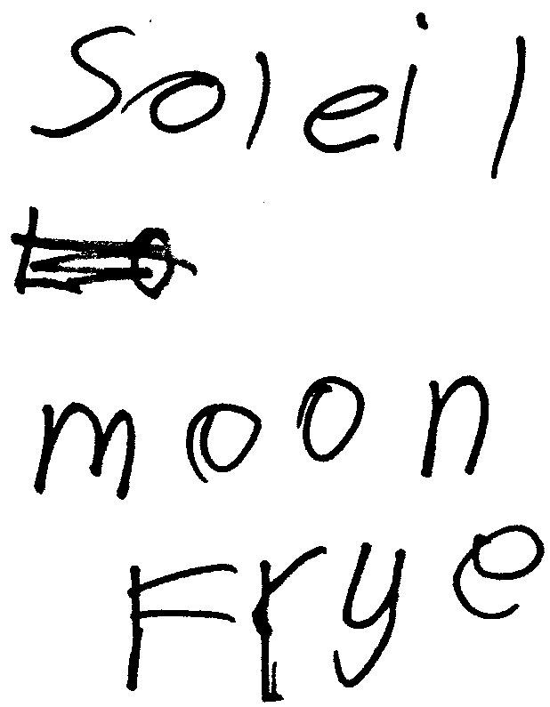 Soleil Moon Frye autograph facsimile