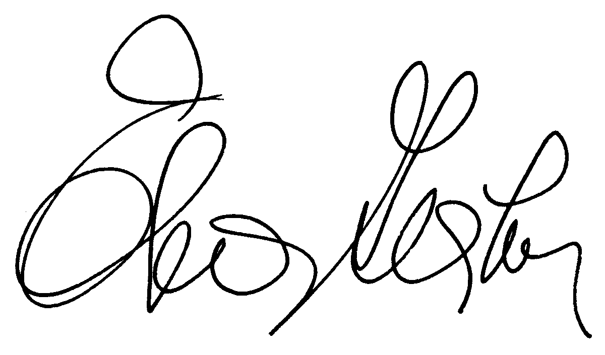 Eva Gabor autograph facsimile