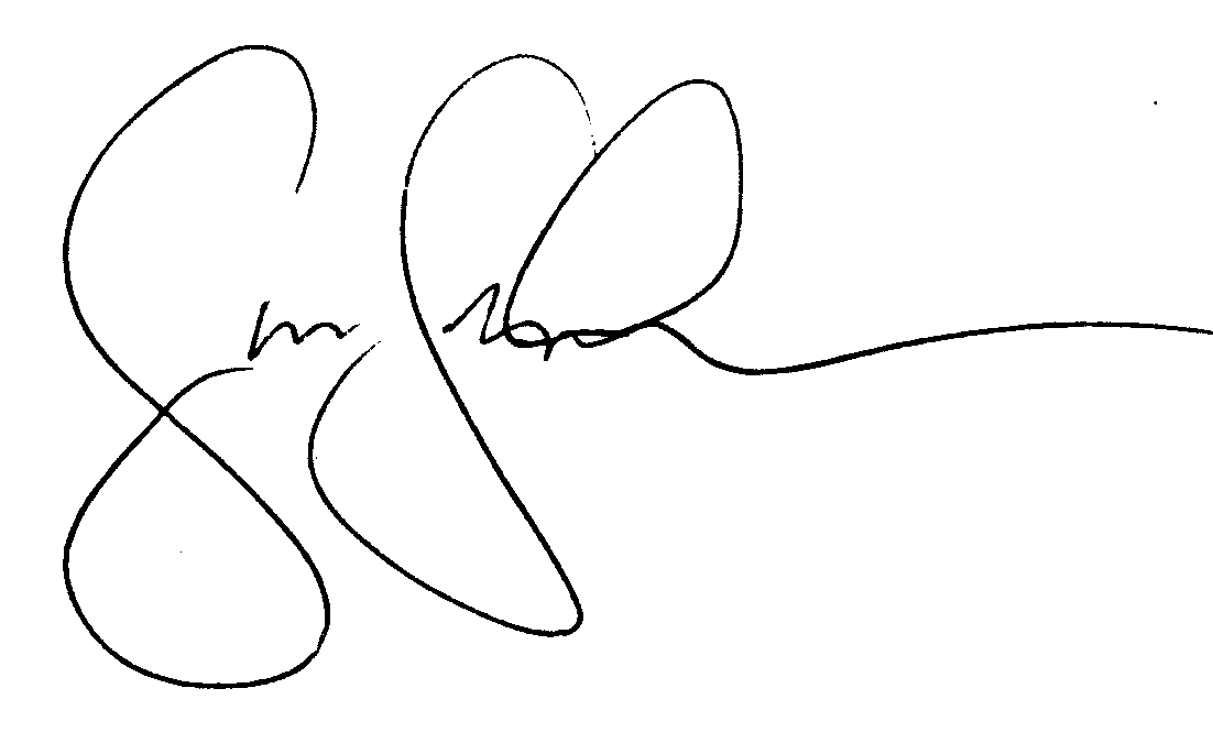 Gina Gershon autograph facsimile