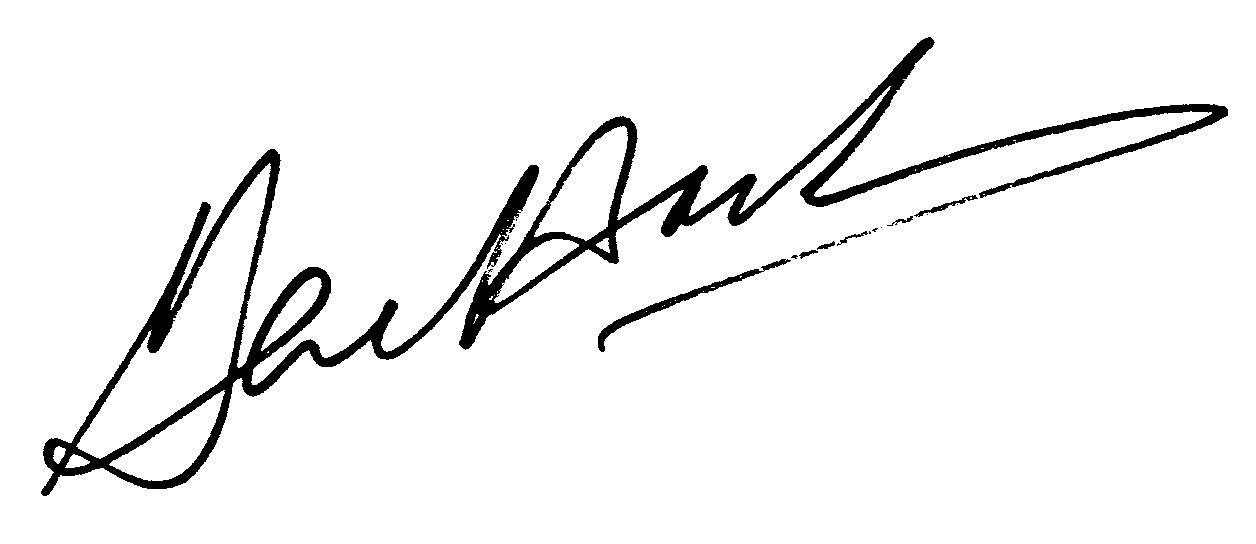 Gene Hackman autograph facsimile