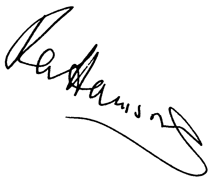 Rex Harrison autograph facsimile