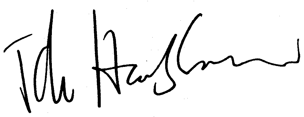John Houseman autograph facsimile