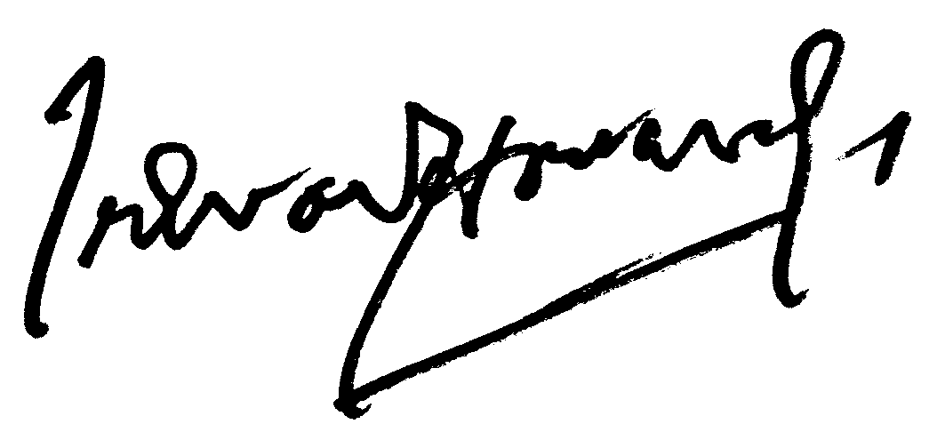Trevor Howard autograph facsimile