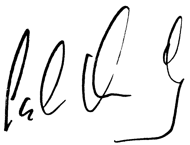 Ted Kennedy autograph facsimile