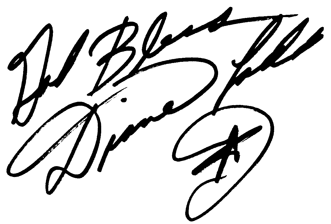 Diane Ladd autograph facsimile