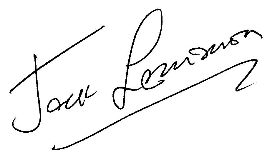 Jack Lemmon autograph facsimile