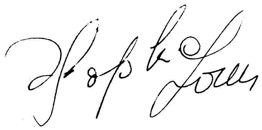 Sophia Loren autograph facsimile