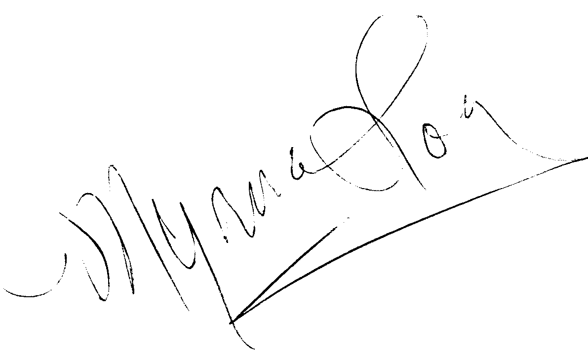 Myrna Loy autograph facsimile