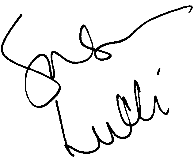 Susan Lucci autograph facsimile