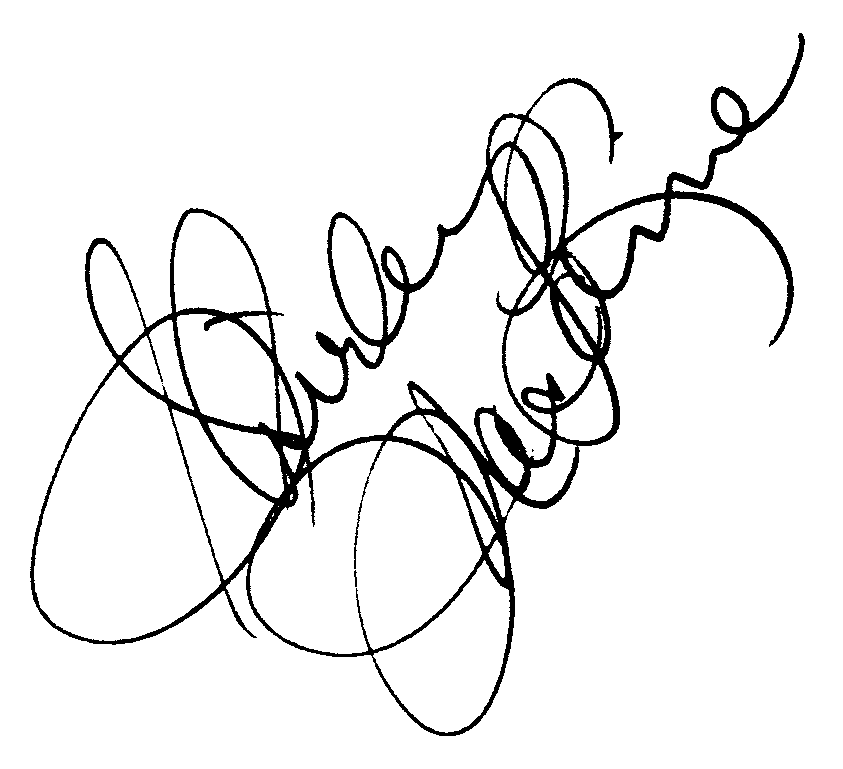 Shirley MacLaine autograph facsimile