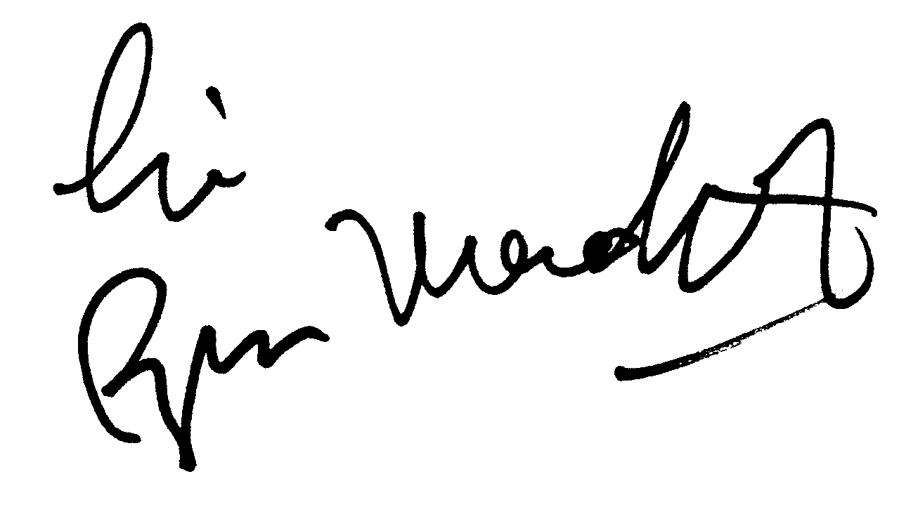 Burgess Meredith autograph facsimile