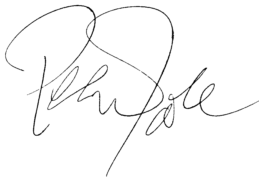 Peter O'Toole autograph facsimile