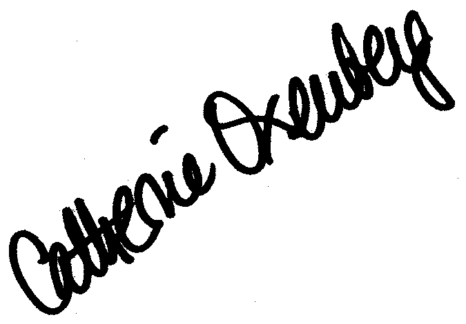 Catherine Oxenberg autograph facsimile