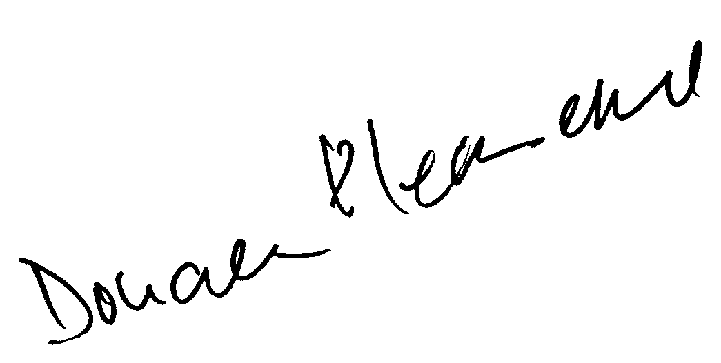 Donald Pleasence autograph facsimile