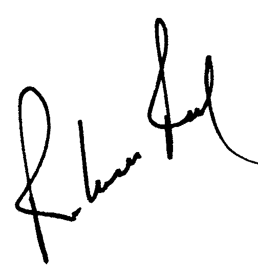 Robert Reed autograph facsimile