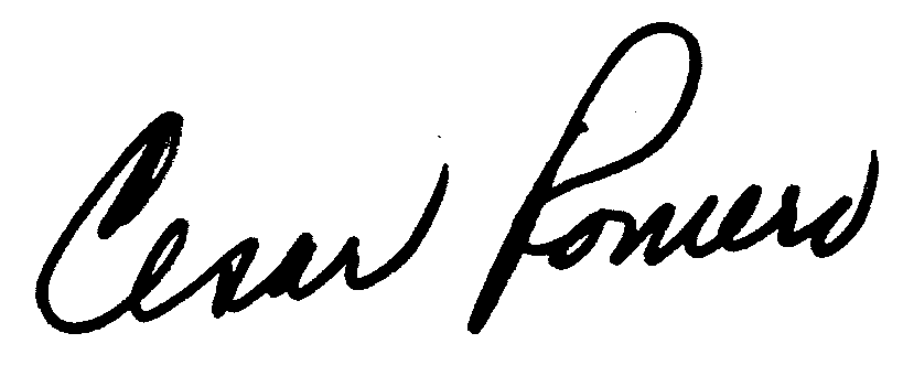 Cesar Romero autograph facsimile