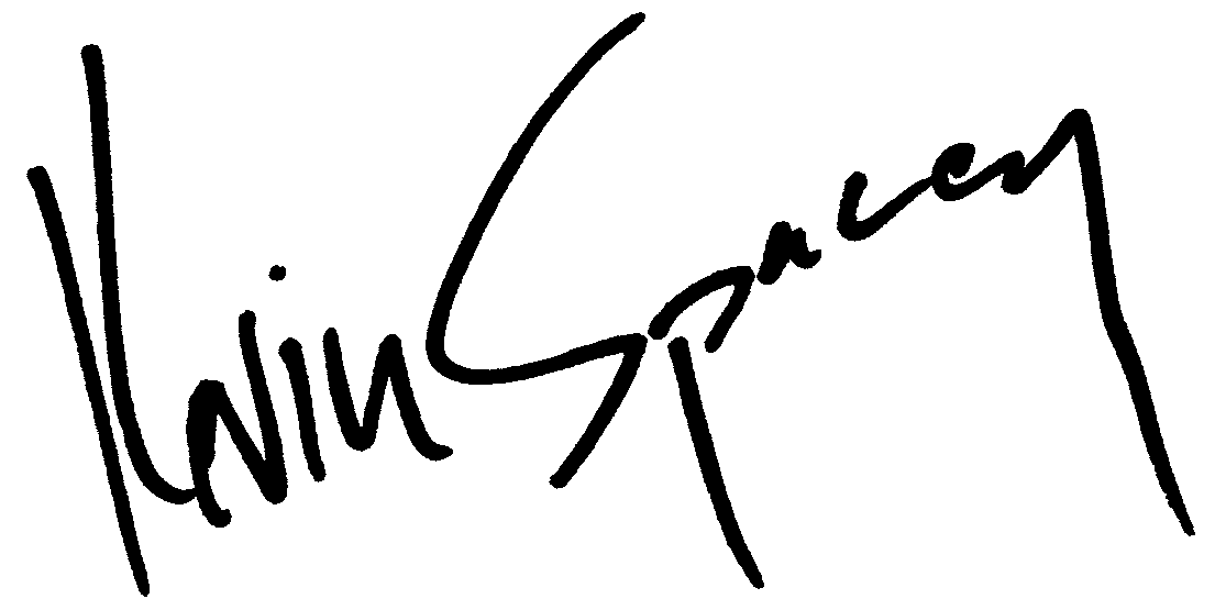 Kevin Spacey autograph facsimile