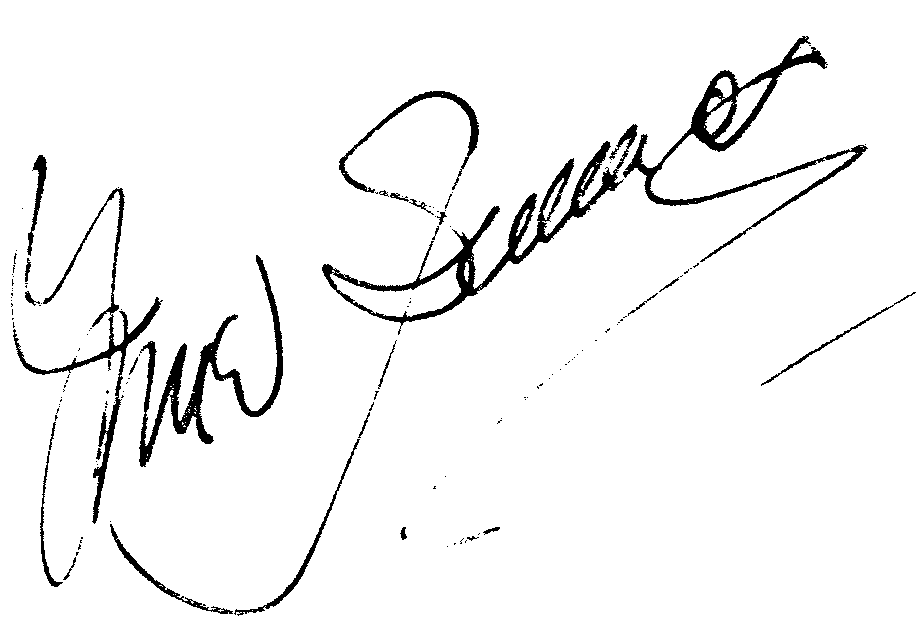Yma Sumac autograph facsimile