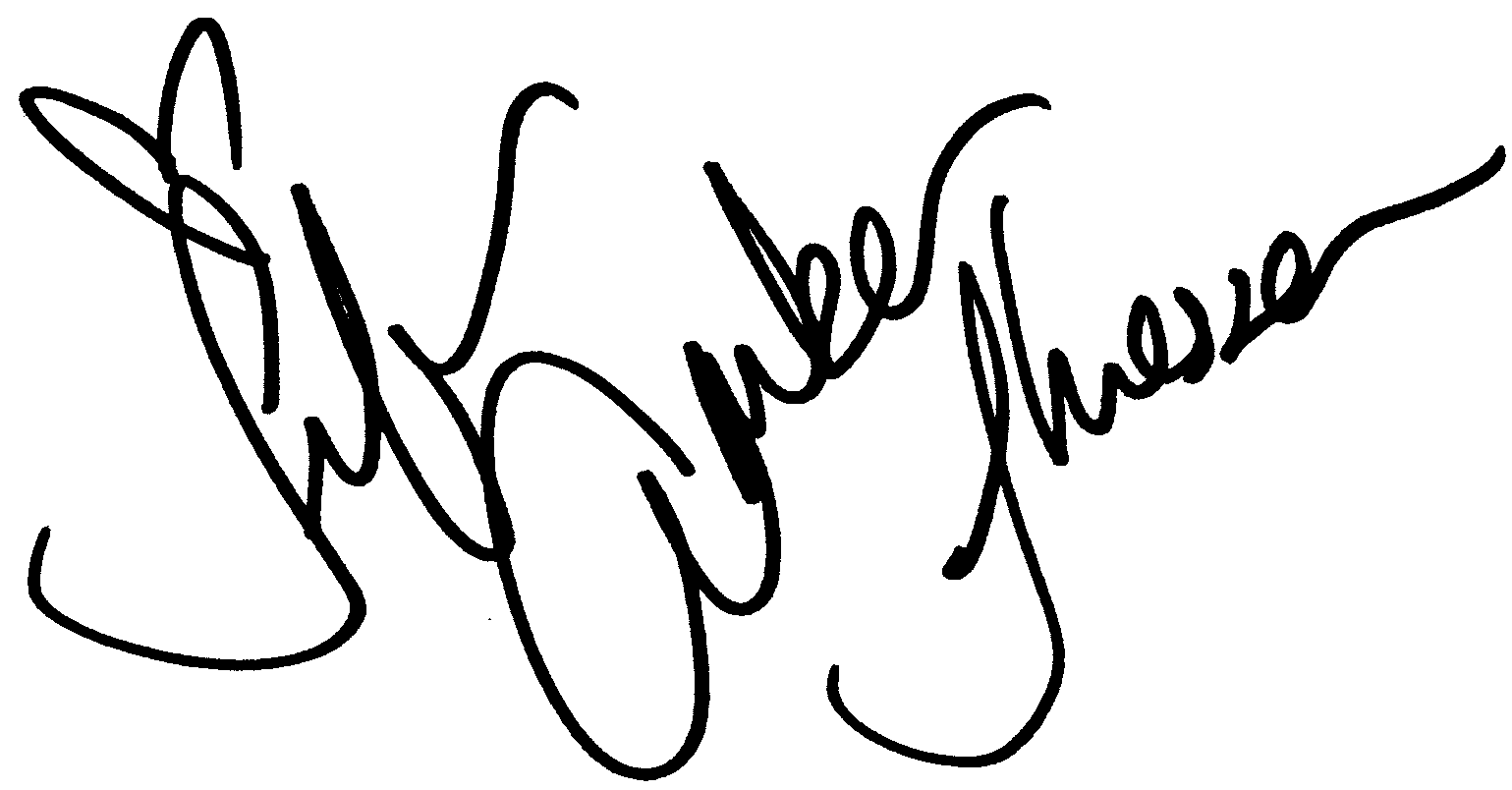 Tifani Amber Thiessen autograph facsimile