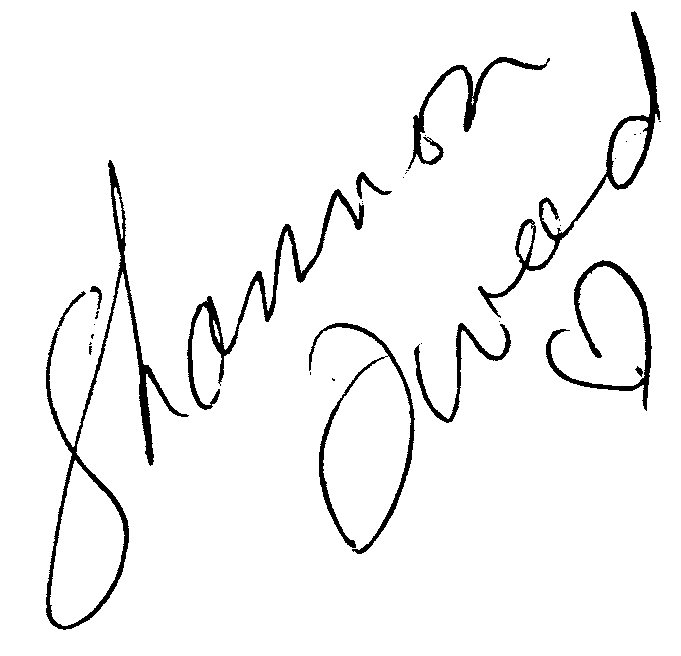Shannon Tweed autograph facsimile
